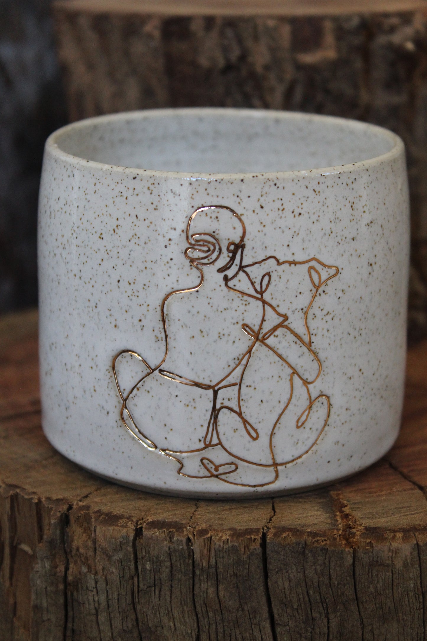 Girl & her dog (Hug mug)