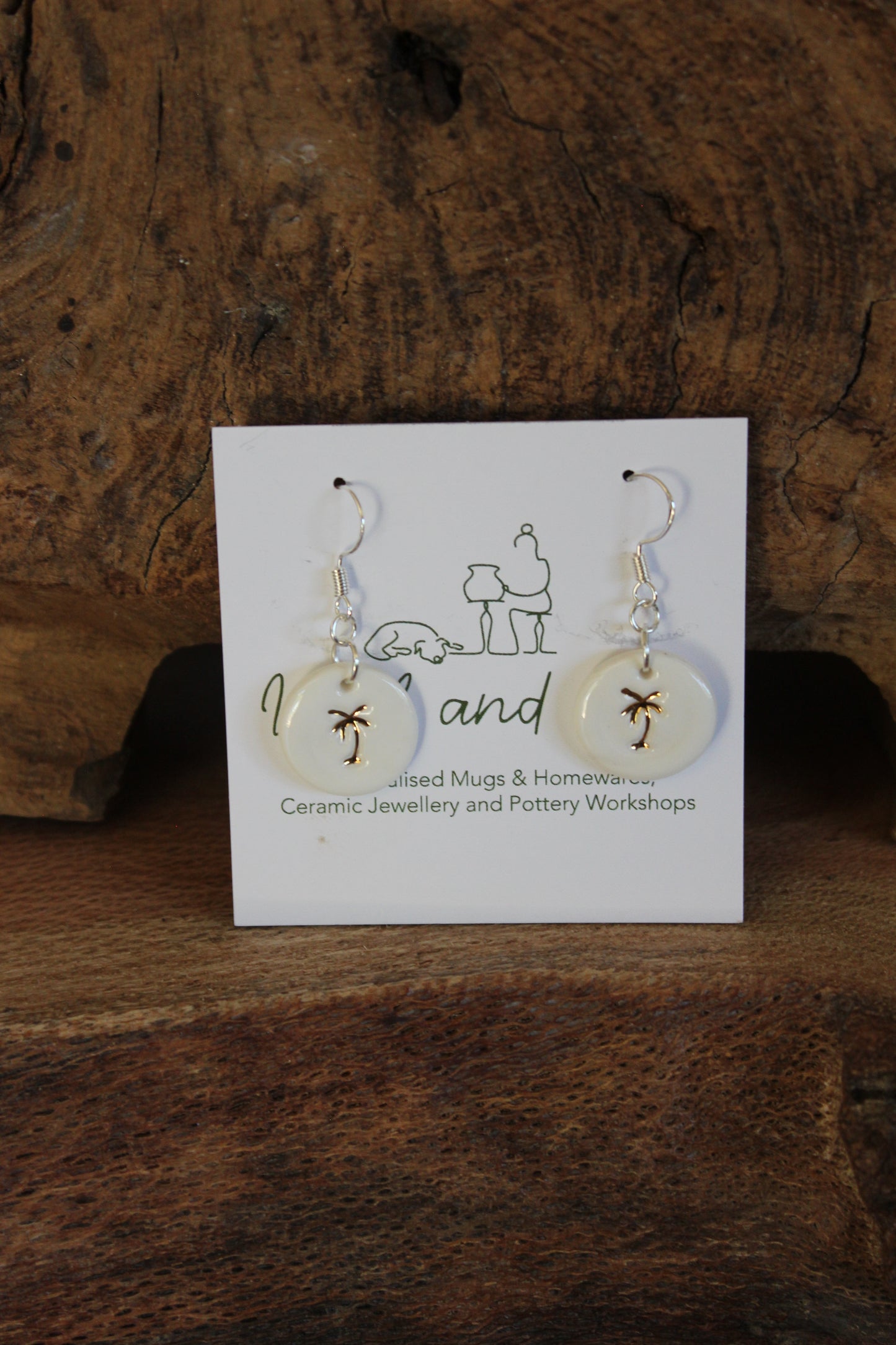 Palm tree earring